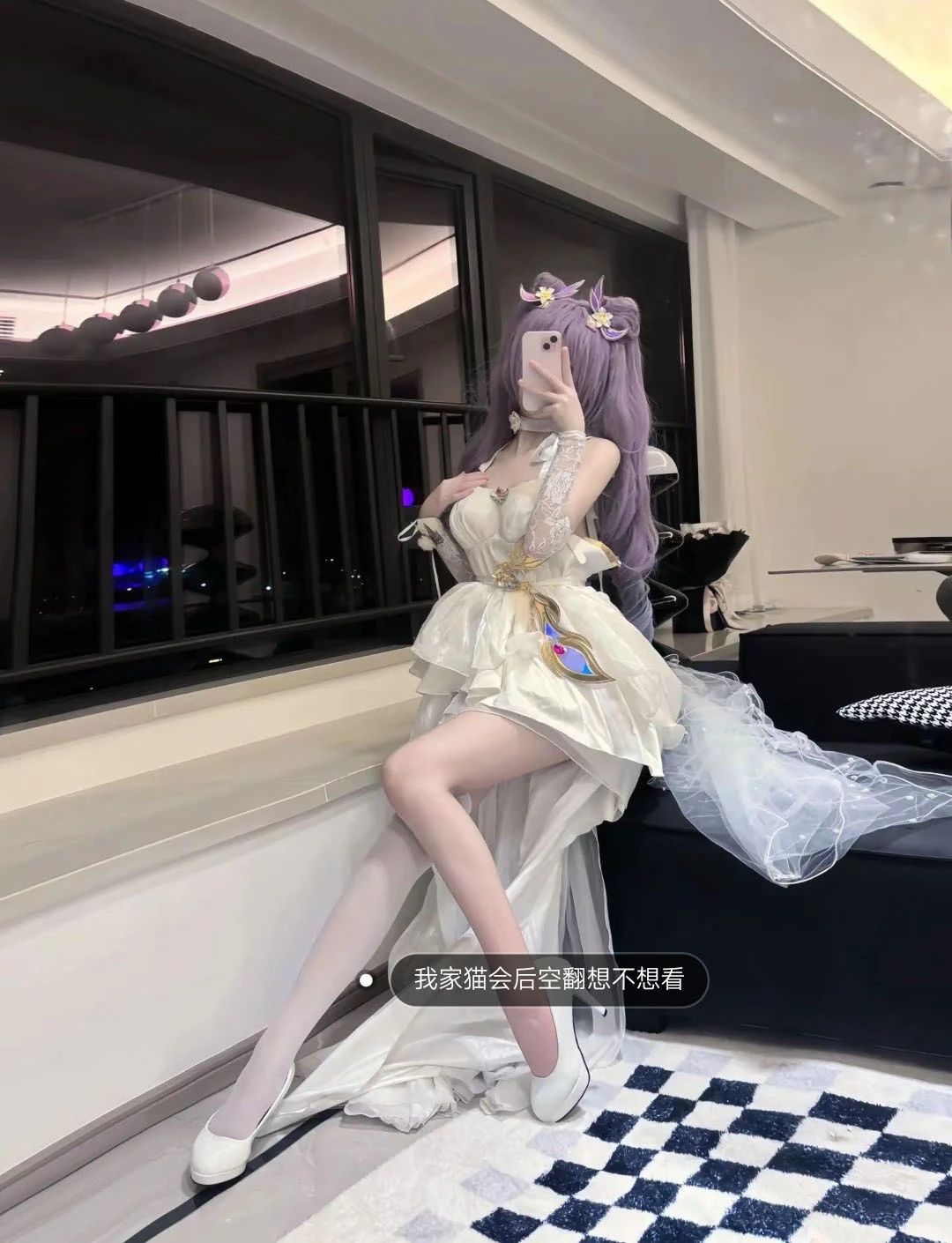 原神cos：黑丝+制服，甘雨秘书太合适了！邪魅雷神胡桃反差真大，婚纱刻晴神子让人狂喜！