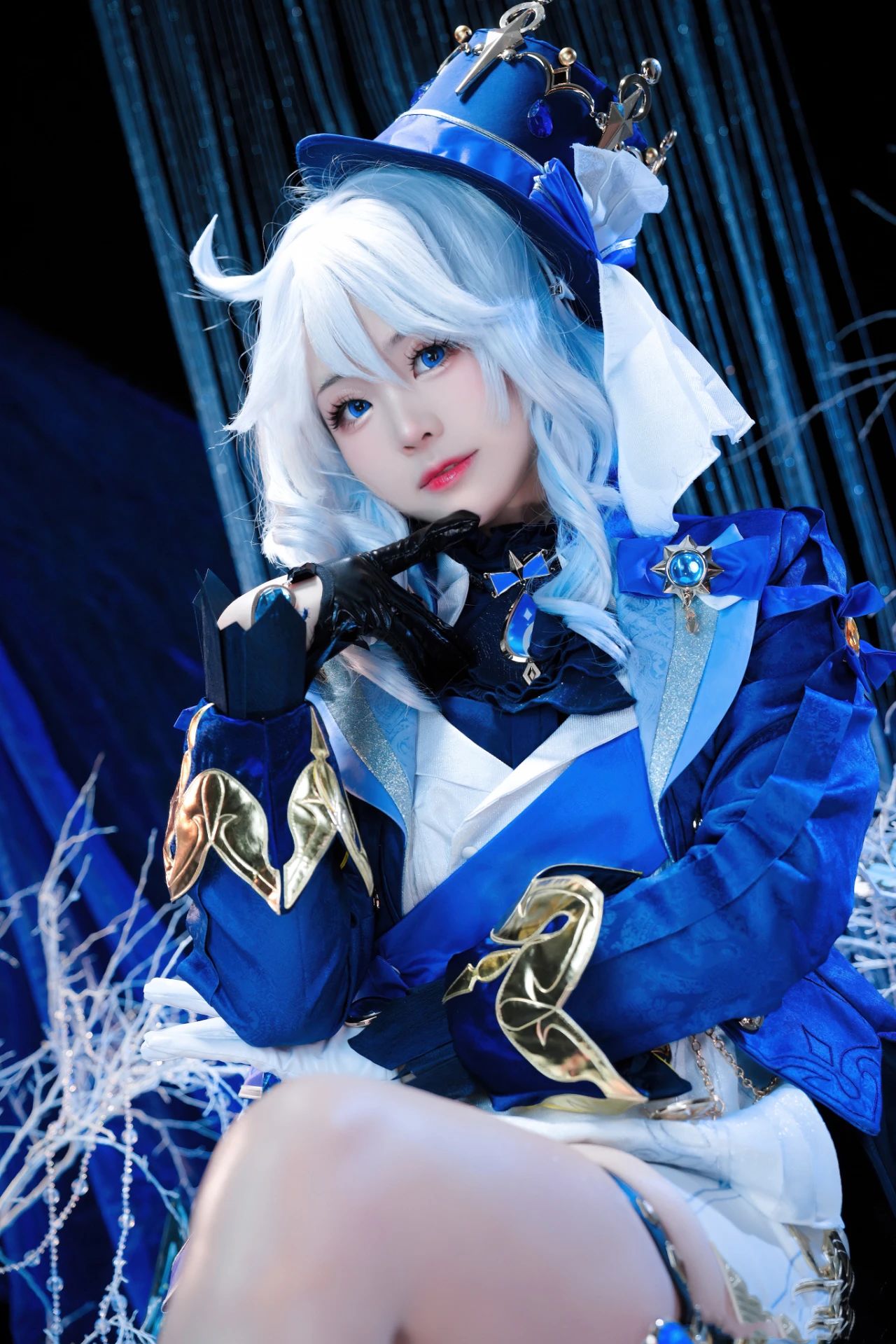 【cos】原神#芙宁娜，吃我白芙一脚脚