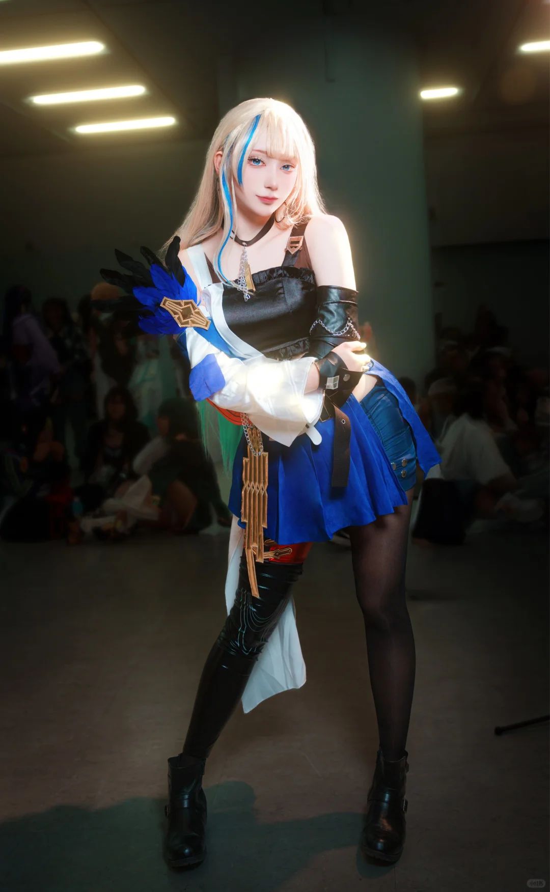 cos：清凉装顾清寒 黑丝大长腿希露瓦