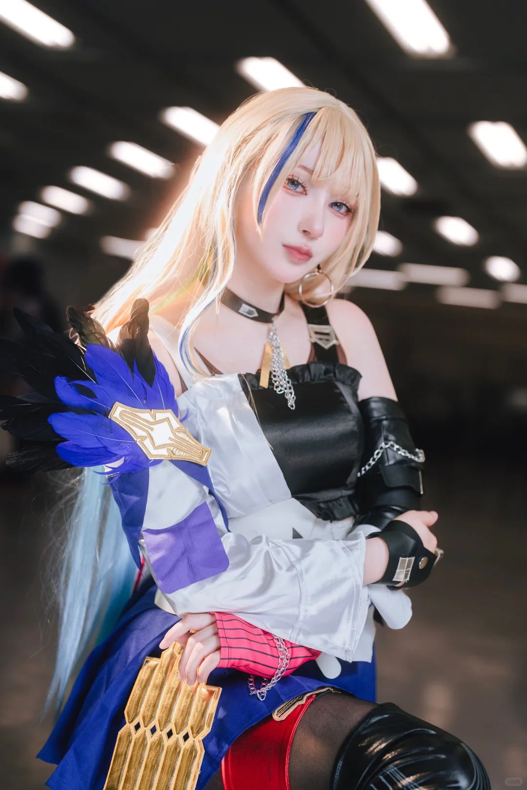 cos：清凉装顾清寒 黑丝大长腿希露瓦
