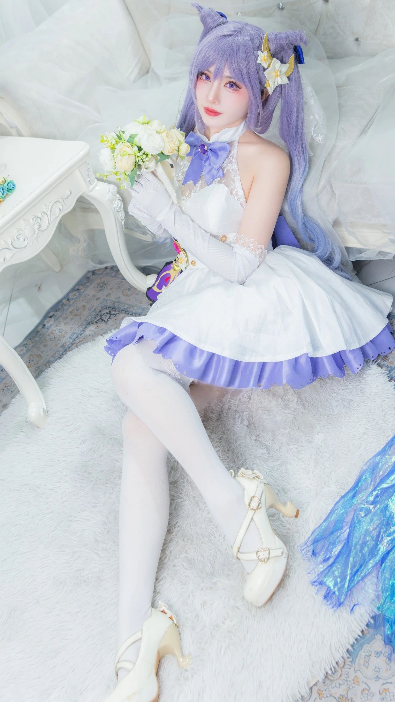【cos·刻晴】把那份初见心动的羞涩藏进这套花嫁中