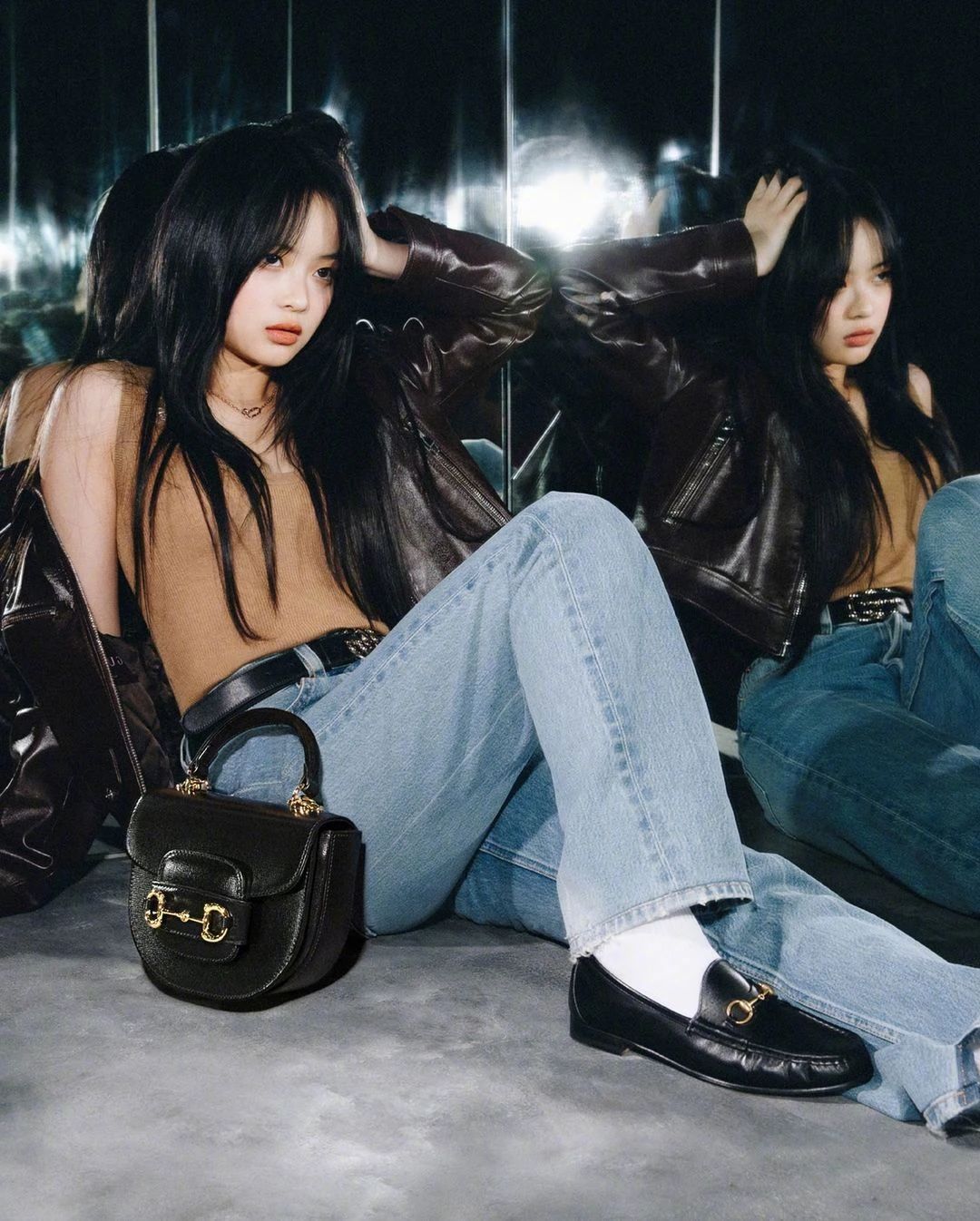 New Jeans Hanni x GUCCI画报，表现力一流！