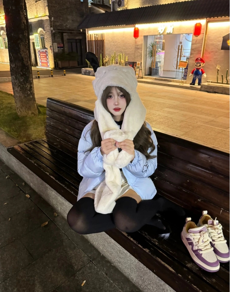 写真｜过膝袜猫系女友