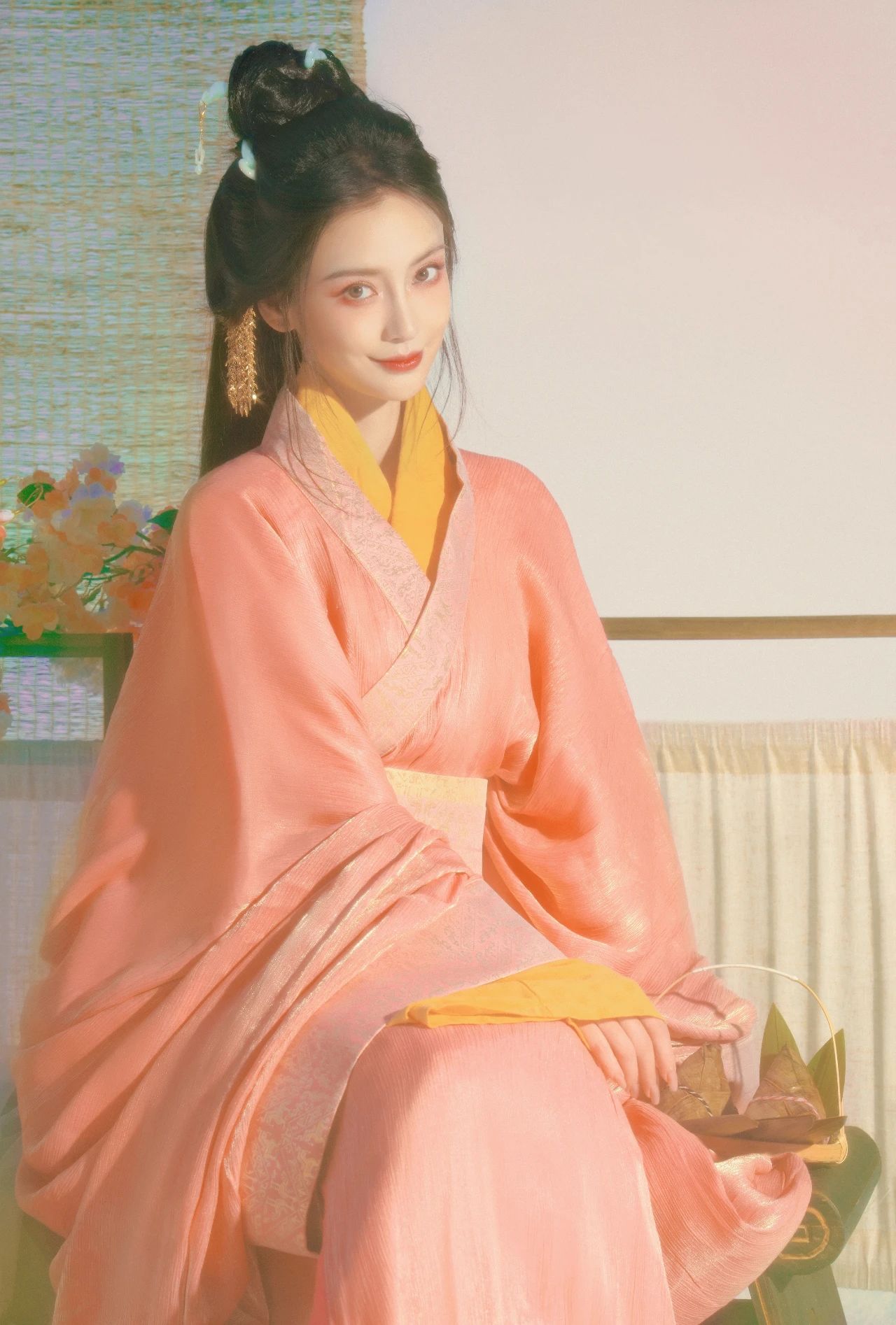 杨颖angelababy端午节画报，玉人何处教吹箫