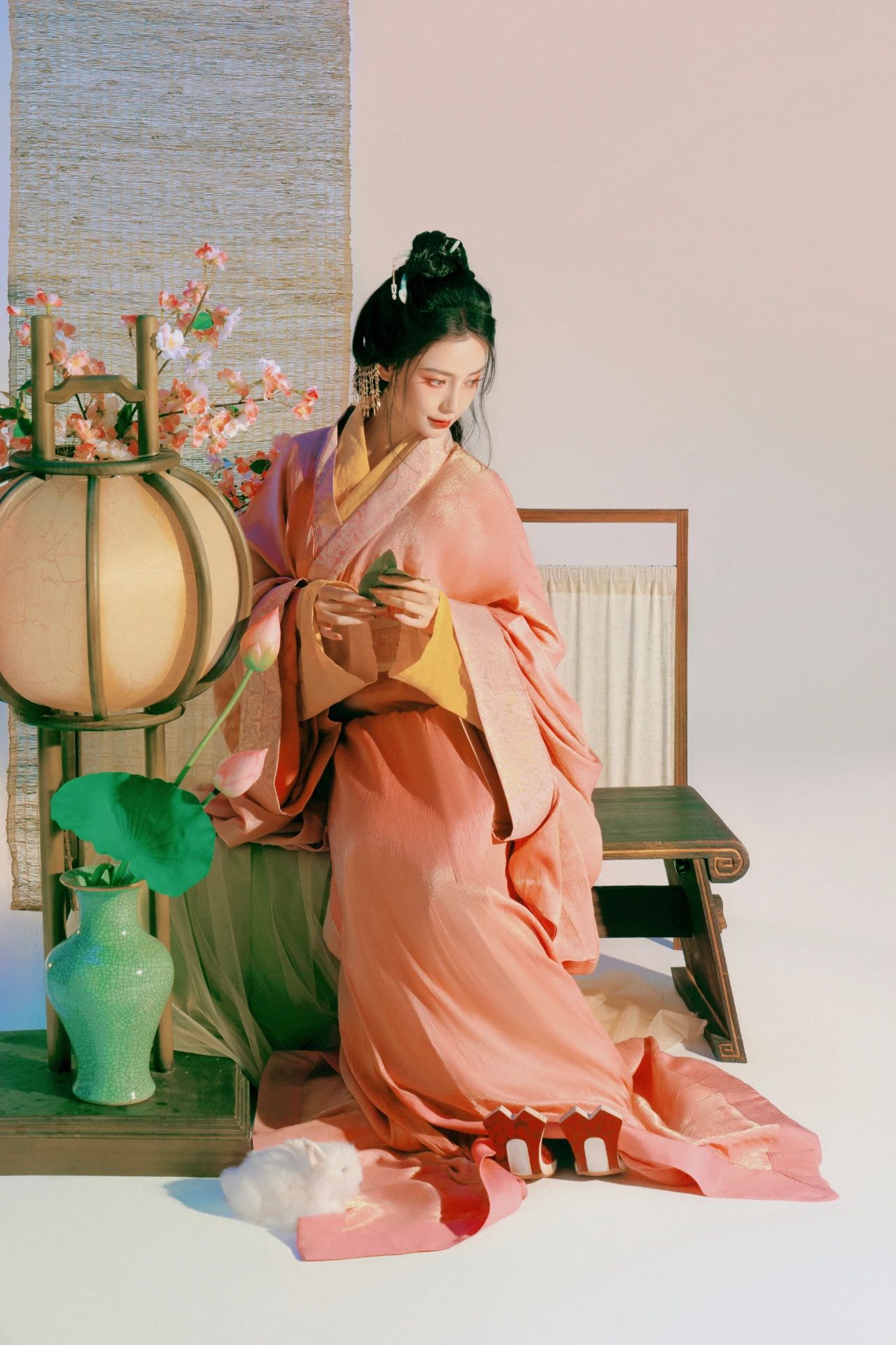杨颖angelababy端午节画报，玉人何处教吹箫