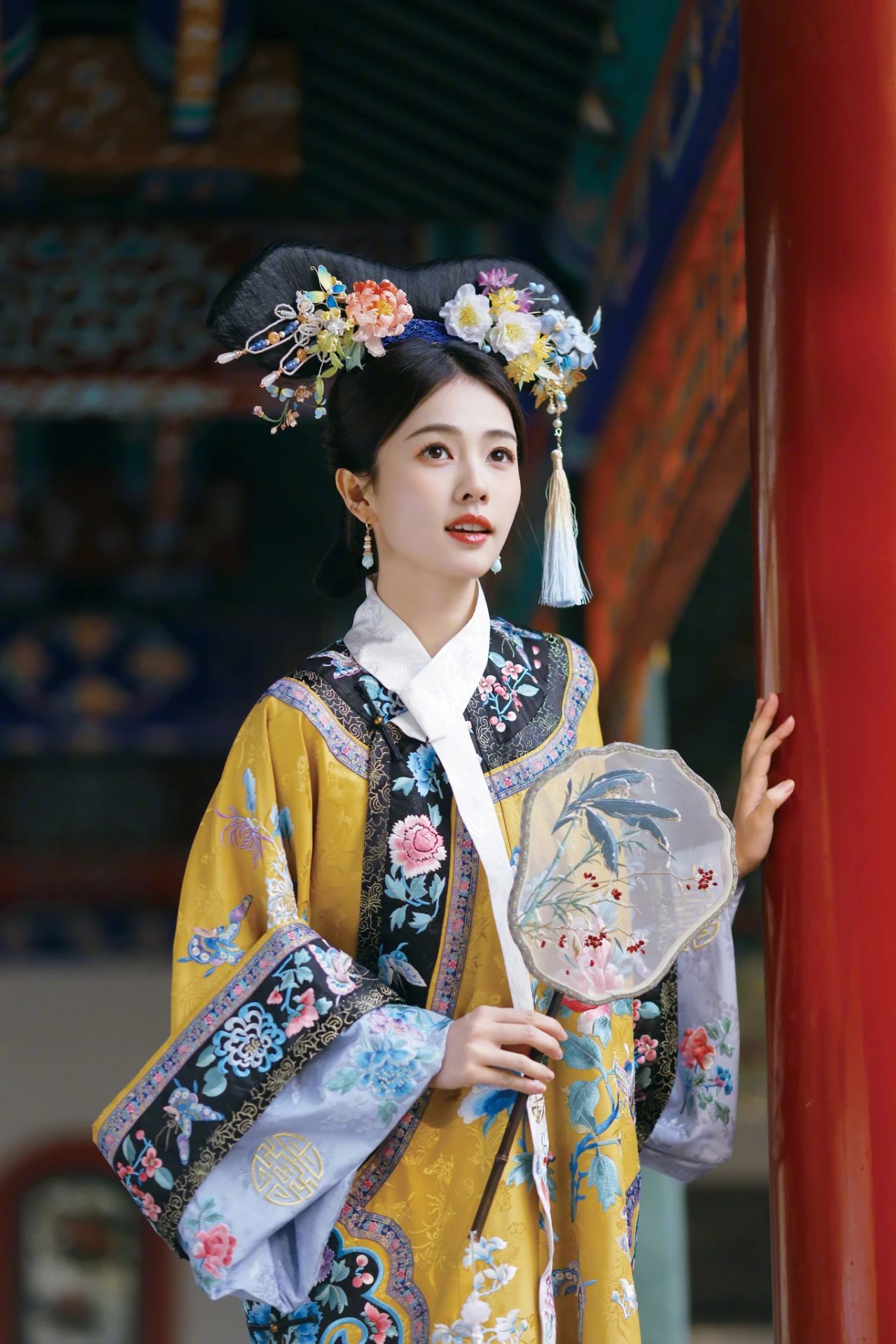 白鹿古装写真，好美啊！