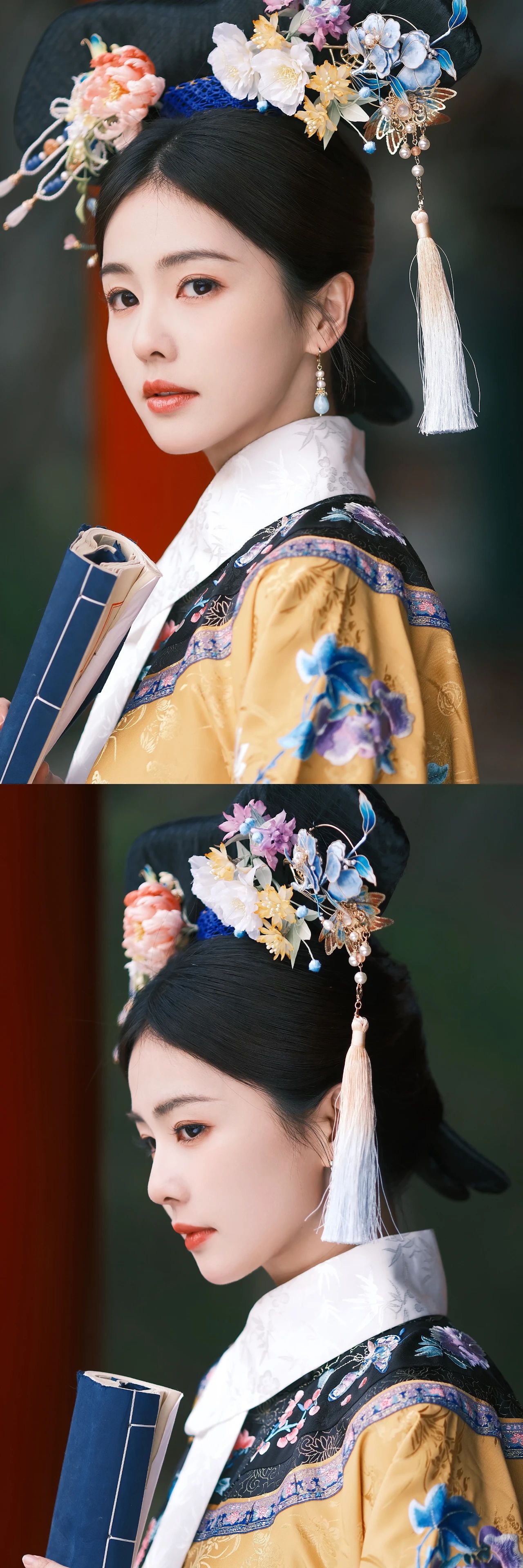 白鹿古装写真，好美啊！