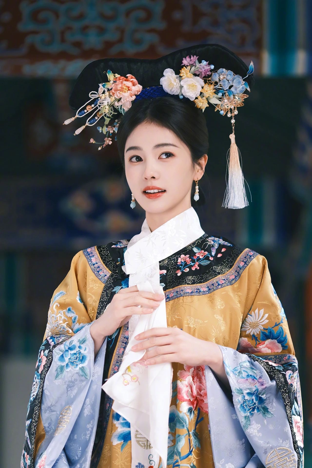 白鹿古装写真，好美啊！