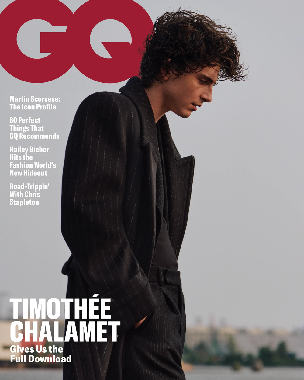 “甜茶”蒂莫西·柴勒梅德成为《GQ》杂志11月刊的封面人物
