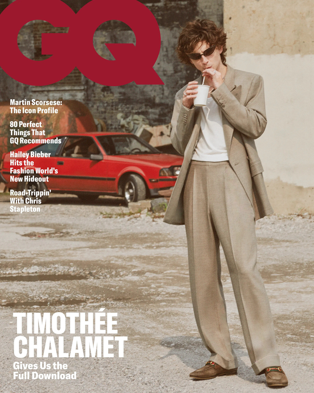 “甜茶”蒂莫西·柴勒梅德成为《GQ》杂志11月刊的封面人物