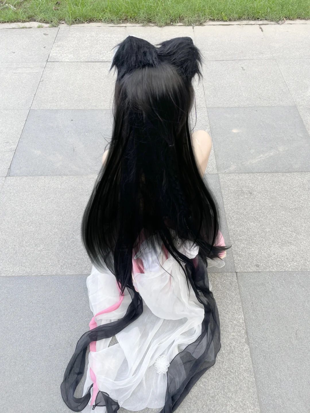 【cos】白 白到发光「中」白丝女仆中华娘，敢接这一招嘛