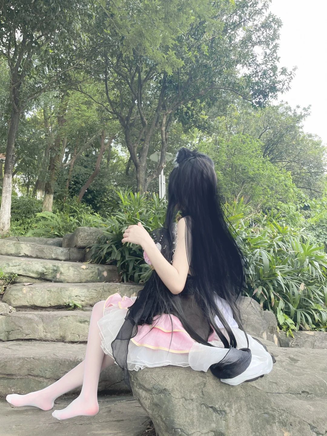 【cos】白 白到发光「中」白丝女仆中华娘，敢接这一招嘛